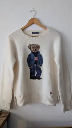 ラルフローレン ポロベア 3Dニット 正規品 L