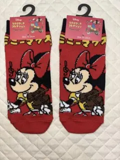 しまむら　ディズニー　キッズ　靴下　レトロブックコレクション　2足セット