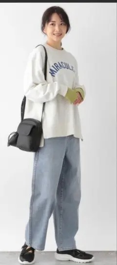 グローバルワーク GOODデニムバギーパンツ　USED