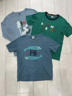 美品あり　PETIT BATEAU Tシャツ ロンT 3枚セット 152cmのサムネイル
