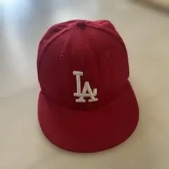 NEW ERA 59FIFTY LAキャップ 6 3/4 レッド