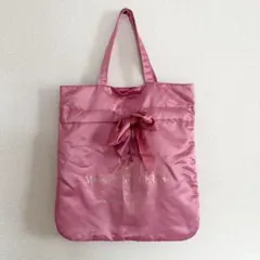 Maison de FLEUR ピンク トートバッグ　シングルリボン