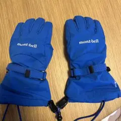 mont-bell 防水手袋 青 10-12
