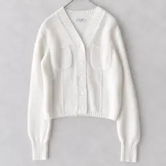 ローブブラン Compact Knit Cashmere Blouson - メルカリ