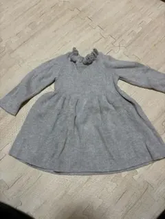 baby GAP グレー長袖ワンピース 12-18ヶ月