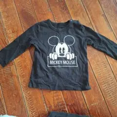 ユニクロミッキーマウス 長袖Tシャツ 90