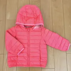 フード付きキルティングジャケット 12-18ヶ月 ピンク