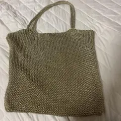 ゴールドメッシュトートバッグ