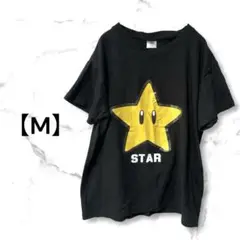 スーパーマリオ　半袖Tシャツ　スター　M ユニセックス