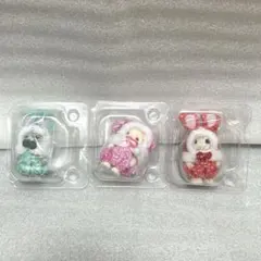 シルバニアファミリー　赤ちゃんカラフルウサギコスチューム　3点セット