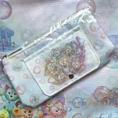 TDS ダッフィー＆フレンズ　カラフルハピネス　お手拭きキャリー　20周年