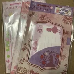 Disney ディズニー　レターセット　ミッキーマウス　ディズニープリンセス　P