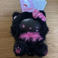 サンリオ ファインフェイスキャット マスコット キーホルダー ハローキティ
