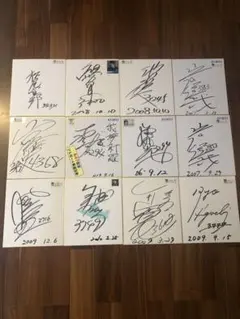 2025年最新】ボートレーサー競艇サイン色紙の人気アイテム