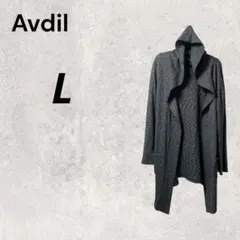 AvailMODE グレー L カーディガン ニット 防寒 合わせやすい 秋 冬