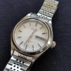 稼働品 ビンテージ SEIKO 自動巻き時計 シルバー レディース