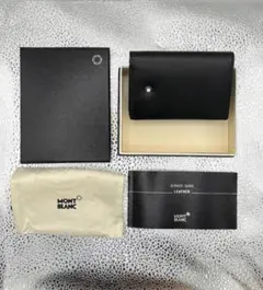 MONTBLANC モンブラン 名刺入れ カードケース 本革 ブラック メンズ