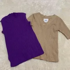 美品✨the Virginia Tシャツ　タンクトップ　ラメ　まとめ　セットのサムネイル