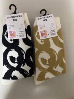 新品タグ付き　ユニクロ　マリメッコ　ヒートテックソックス