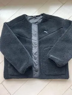 ノーカラー フリースジャケット