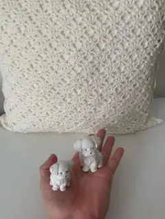 犬フィギュア 2個セット｜3Dプリント｜カラー選択可能｜ハンドメイド