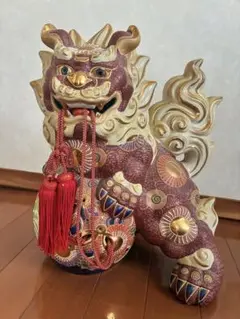 狛犬 一対 金属製 置物、高岡銅器 - メルカリ