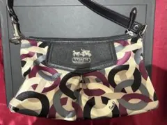 COACH コーチ ハンドバッグ オプアート