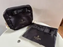 sweetスウィート1月号付録　アレクサンドルドゥパリ　ポーチ＆ティッシュケース