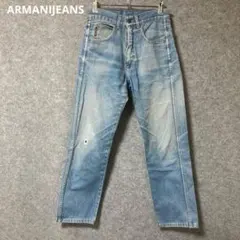 ARMANIJEANSライトブルーデニムパンツ ストレートレッグのサムネイル