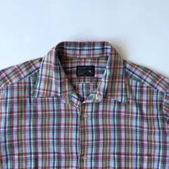 70s-80s JC Penney マドラスチェック 半袖シャツ Mのサムネイル
