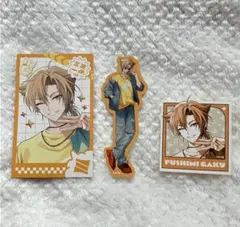 にじさんじ 伏見ガク 三ミ一体 チェキ風カード　ステッカー