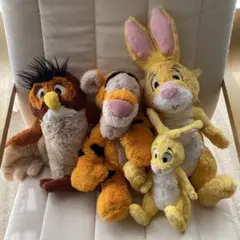 フラッフィープラッシー　ぬいぐるみ　オウル　ラビット　ティガー　まとめ売り