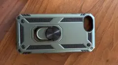 iPhoneSE用ケース　耐衝撃、リング付