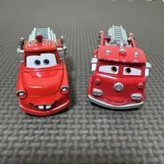 トミカ　カーズ　レスキューメーター＆レッド　消防車セット