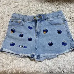 ZARA ザラ　セサミストリート　デニムショートパンツ　152cm