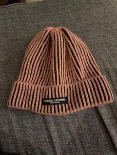 RODEO CROWNS ピンクニット帽