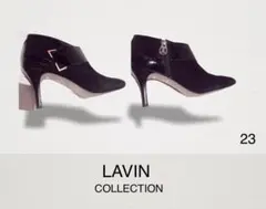 モダンなインパクト スエード切り替え エナメル       ランバン ブーティのサムネイル