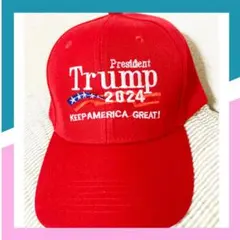 トランプ2024刺繍キャップ KEEP AMERICA GREAT 新品