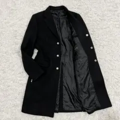 美品 SONGZIO ソンジオ チェスターコート 韓国ブランド ブラック