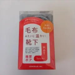 毛布みたいに温かい靴下　極厚ボア　グレー