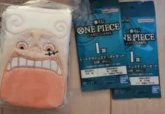 ワンピース　カードゲーム　一番くじ　ぬいぐるみマルチカードケース　ニカ