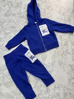 BURBERRY トレーナー・パーカー 上下セット 青