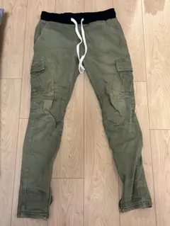 mnml カーゴパンツ Sサイズ オリーブグリーン