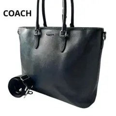 COACH コーチ ビジネスバッグ　トートバッグ　2way　A4可
