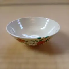 美品☆京焼☆朝顔文☆平茶碗☆御本手（ごほんで）☆夏茶碗☆田中香泉？抹茶茶碗 美品☆京焼☆朝顔文☆平茶碗☆御本手（ごほんで）☆夏茶碗☆田中香泉