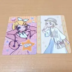 キャラクターカード ２枚セット