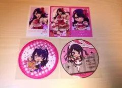 推しの子 富士急ハイランド　缶バッジ 星野 アイ 5点 推しの子 富士急ハイランド 限定品 ランダム アクリルバッジ