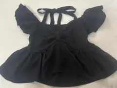 フリル袖半袖トップス