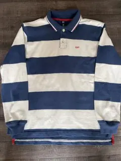 GAP KIDS ストライプポロシャツ L/G (10) 140
