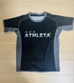 ATHLETA 半袖Tシャツ 黒 グレー